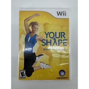 Your Shape: Featuring Jenny McCarthy Nintendo Wii Ubisoft With Manual CIB